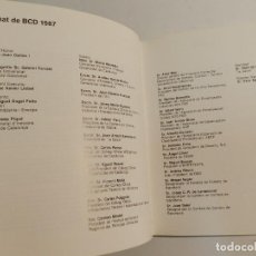 Libros de segunda mano: BCD 1973-1988, MEMÒRIA DE 15 ANYS D'ACTIVITATS DE PROMOCIÓ DEL DISSENY A ESPANYA 1988 DISEÑO DESIGN . Lote 63510020