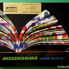 Libros de segunda mano: CATÁLOGO MECANORMA GRAPHIC BOOK 14 - MECANORMA INTERNATIONAL - 1988 - NUEVO
