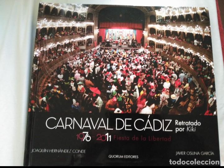 Libros de segunda mano: Carnaval de cadiz retratado por kiki 1976-2011 osuna garcia
