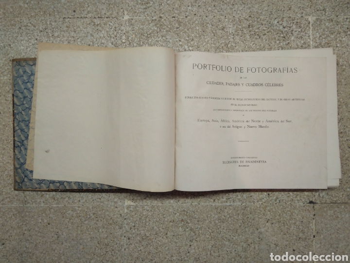 Gebrauchte B&uuml;cher: Portafolio de Fotograf&iacute;as de las Ciudades, Paisajes y Cuadros c&eacute;lebres