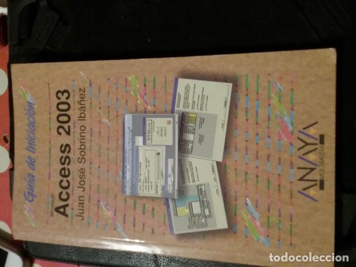Libri di seconda mano: MICROSOFT ACCESS 2003. GU&Iacute;A DE INICIACI&Oacute;N. ANAYA MULTIMEDIA 2007. INFORM&Aacute;TICA PC  192 p&aacute;ginas. 12x20