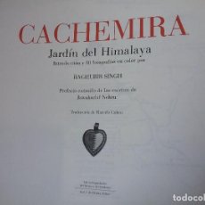Libros de segunda mano: CACHEMIRA- JARDIN DEL HIMALAYA. FOTOGRAFIAS DE RAGHUBIR SINGH. OLAÑETA ED.