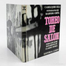 Libros de segunda mano: TOREO DE SALÓN. FOTOGRAFÍAS DE MASPONS Y UBIÑA, LUMEN,1ªED. 1963. 21,5X22,5CM.. Lote 149080270