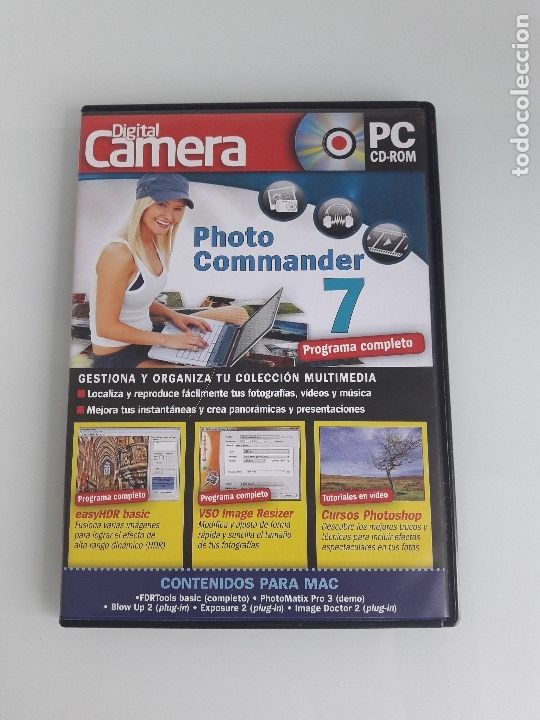 Libros de segunda mano: DIGITAL CAMERA - PC CD ROM - PHOTO COMMANDER N&ordm; 7 PROGRAMA COMPLETO - Foto 1