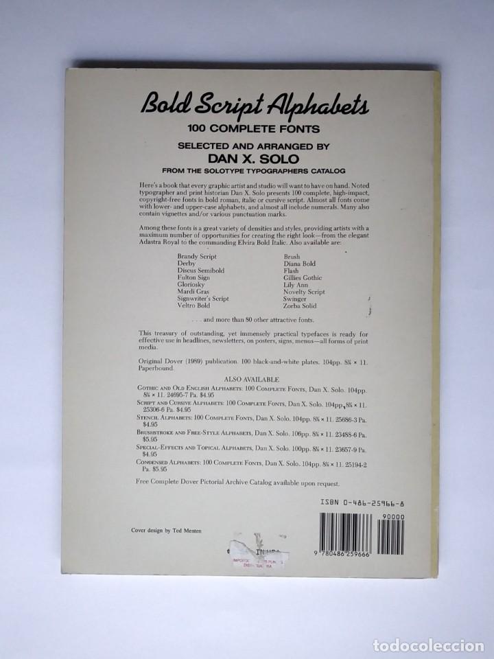 Libros de segunda mano: Bold Script Alphabets - Foto 2