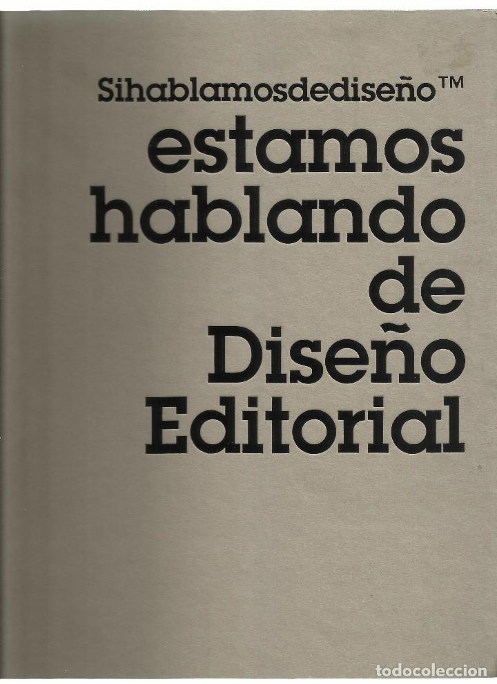Libri di seconda mano: Estamos hablando de dise&ntilde;o editorial