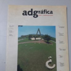 Libros de segunda mano: REVISTA ADGRAFICA, Nº 1, AÑO 1, MARZO 1990, DISEÑO-ARQUITECTURA / DESIGN-ARCHITECTURE