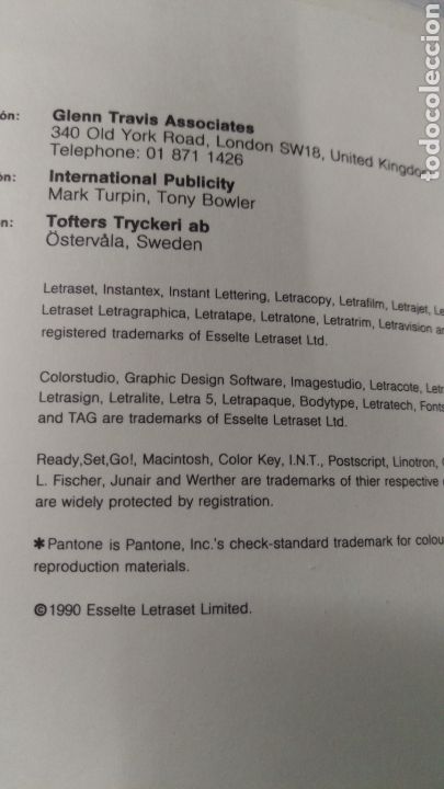 Libros de segunda mano: LETRASET , catalogo 1990 - Foto 3