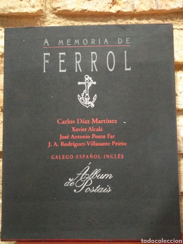 Libros de segunda mano: A memoria de Ferrol. Carlos Díez Martínez. Álbum de postais. Postales fotografía - Foto 2 - 228741760