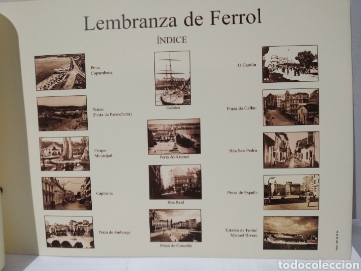 Libros de segunda mano: Lembranza de Ferrol. Fotografías de arquivo. Manuel Santiago - Foto 3 - 229922390