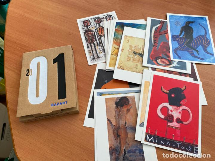 Second hand books: BAZART COLLECTION 2001 CAJA 36 POSTALES DIFERENTES ARTISTAS (COIB192)