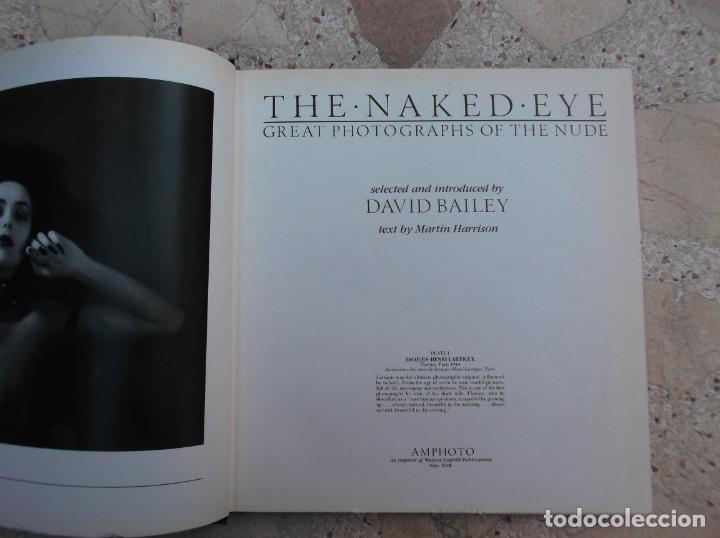 Second hand books: The naked eye, Bailey y Harrison, libro de fotos en b/n, color de desnudos femeninos art&iacute;sticos