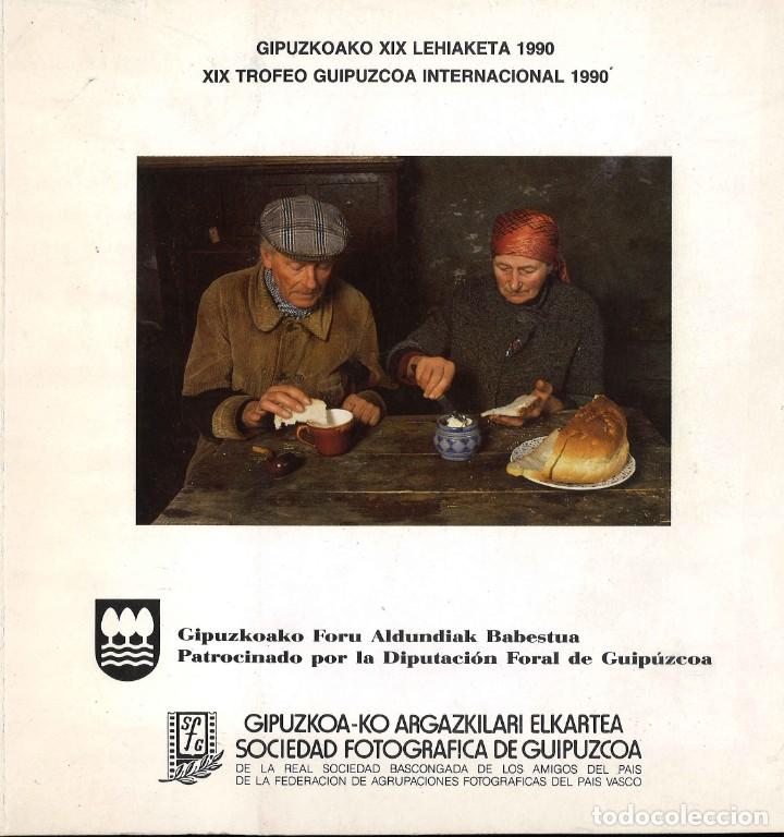 Second hand books: XIX Trofeo Guipuzcoa Internacional 1990. Concurso de fotograf&iacute;a