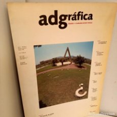 Libros de segunda mano: REVISTA ADG GRAFICA, DISEÑO Y COMUNICACION VISUAL, Nº 1, MARZO 1990, ADG-FAD, 1990