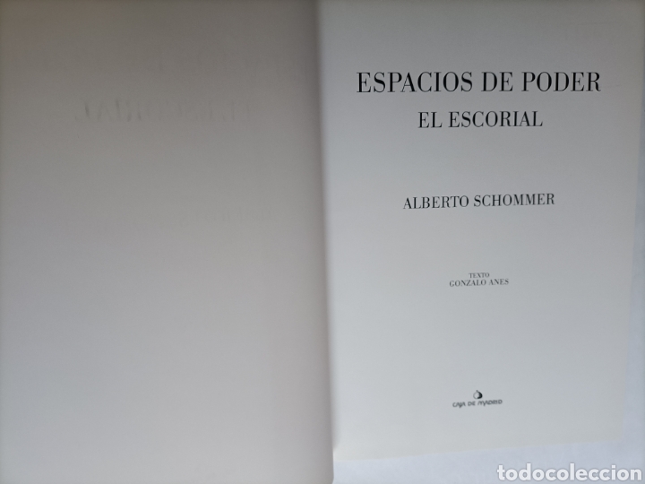 Libros de segunda mano: Espacios de poder El Escorial Alberto Schommer - Foto 6