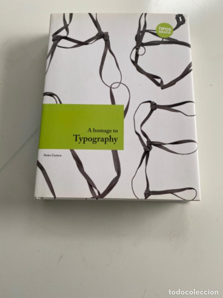 Second hand books: PEDRO GUITTON A HOMAGE TO TYPOGRAPHY INDEX BOOK