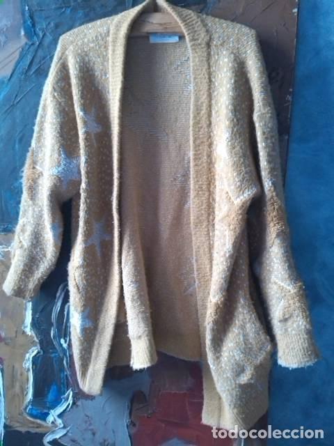 Second hand books: Jersey largo color amarillo mostaza con estrellas blancas. Marca Zara. Talla 11-12 a&ntilde;os. Largo: 70