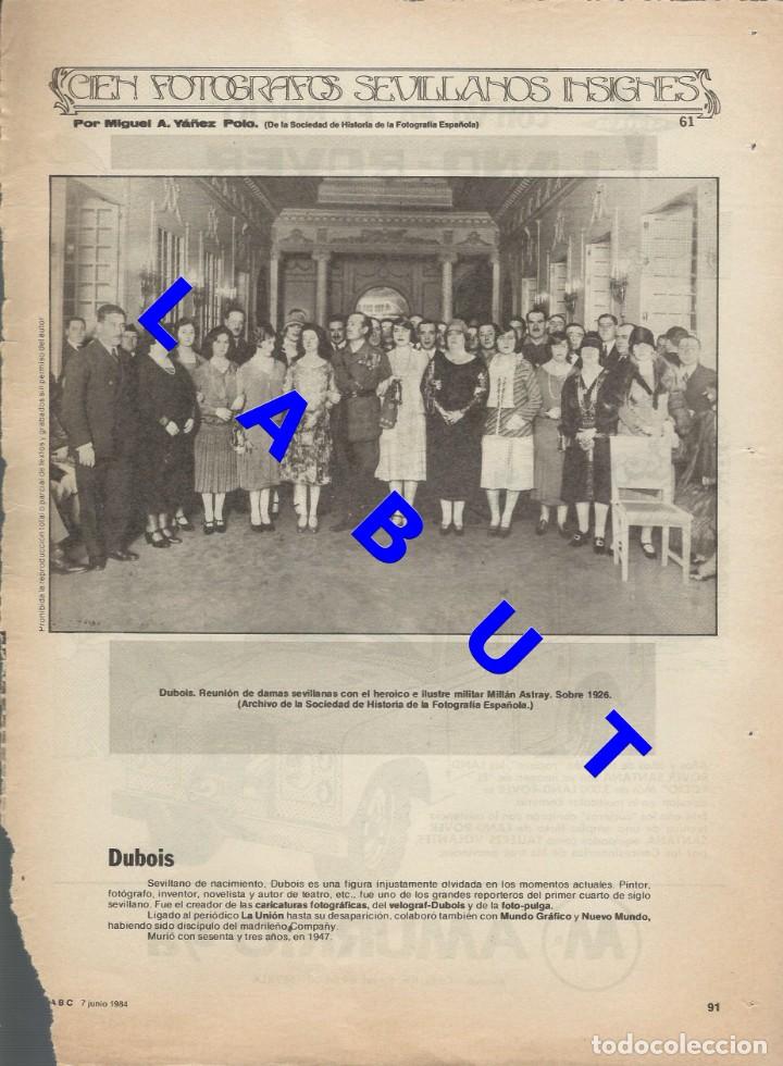 Libri di seconda mano: 61 CIEN FOTOGRAFOS SEVILLANOS INSIGNES DUBOIS 1 HOJA W6