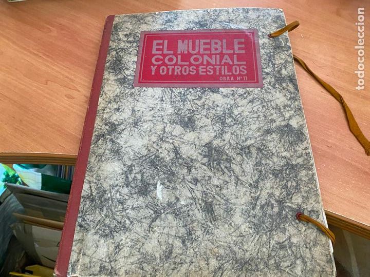 Libros de segunda mano: EL MUNDO COLONIAL Y OTROS ESTILOS N&ordm; 11 CARPETA CON L&Aacute;MINAS DISE&Ntilde;O (LB57)