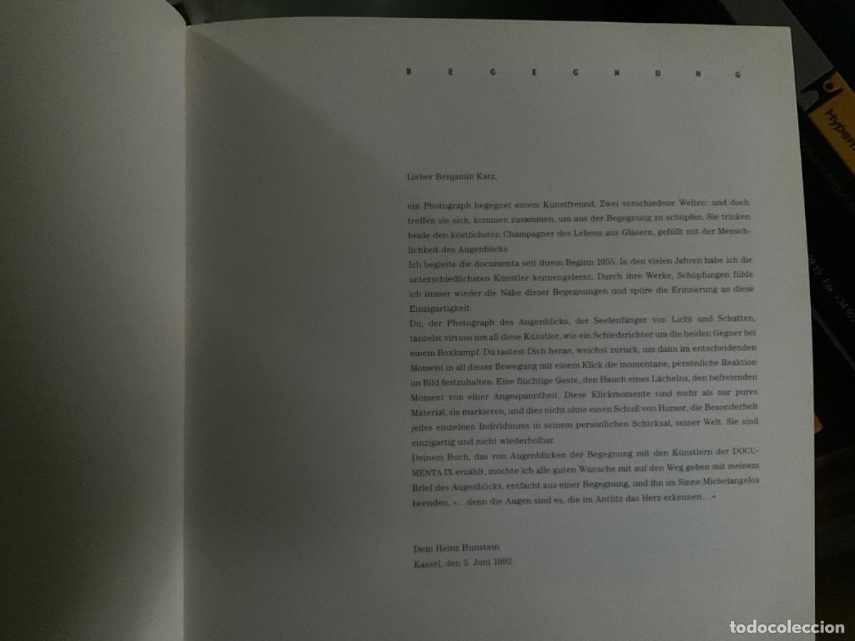Libros de segunda mano: Benjamin Katz. Documenta IX vor Documenta IX. Documenta IX before Documenta IX. Photographien. - Foto 3