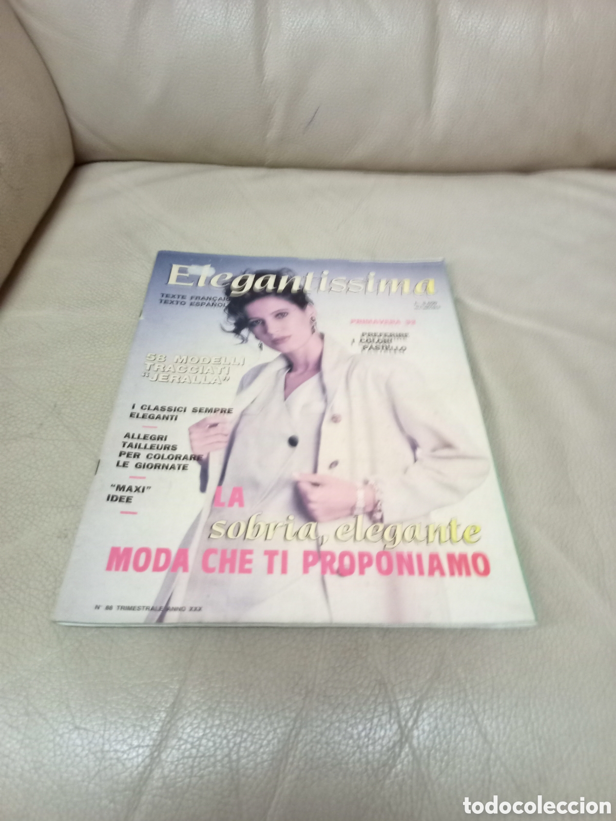 Libros de segunda mano: Revista de moda Elegant&iacute;sima ,a&ntilde;o 1992 - Foto 1