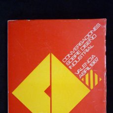 Libros de segunda mano: CONVERSACIONES SOBRE DISEÑO INDUSTRIAL. VALENCIA ABRIL 1967. VIKALITA, 1968