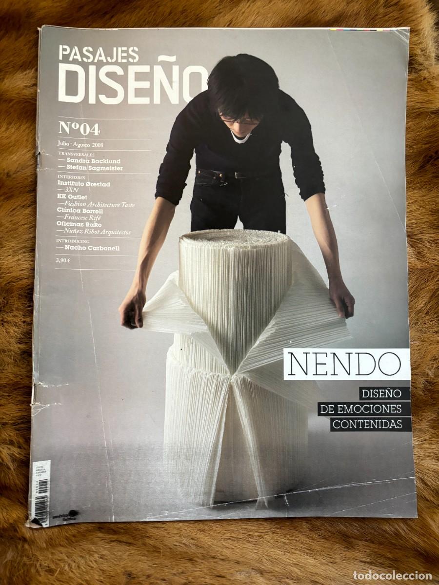Libri di seconda mano: REVISTA PASAJES DE DISE&Ntilde;O. N&Uacute;MERO DOBLE JULIO-AGOSTO DE 2008. N&ordm; 04