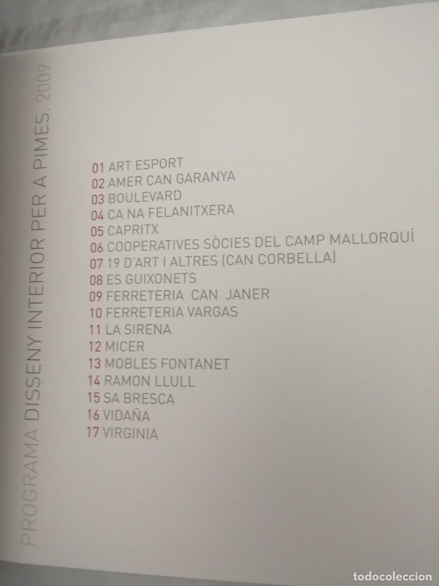 Libros de segunda mano: PROGRAMA DISSENY INTERIOR 2009 (Illes Balears) - Foto 7