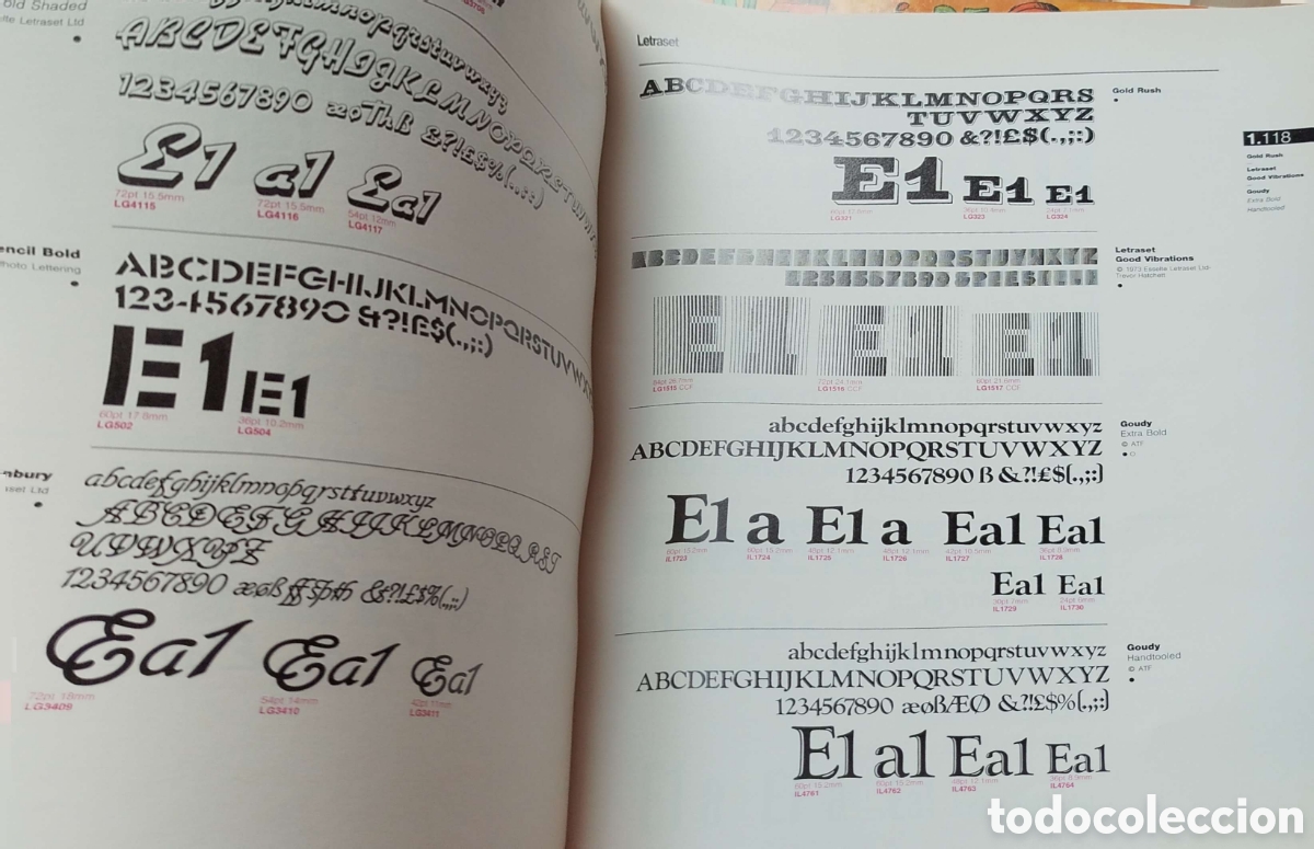 Libros de segunda mano: Letraset. VVAA. 1990. - Foto 4
