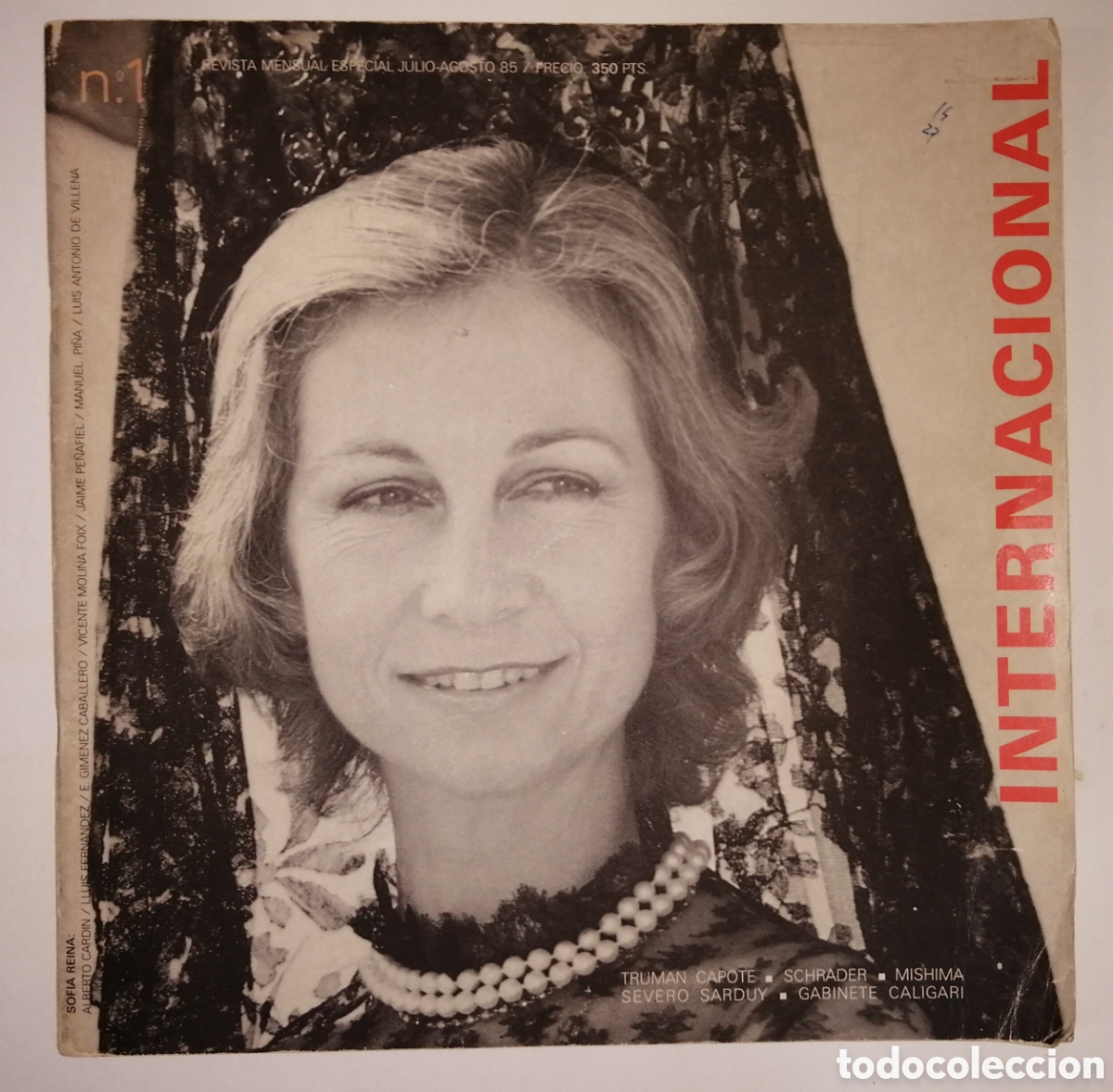 Second hand books: INTERNACIONAL N&ordm; 1. Revista mensual. Madrid, Julio 1985