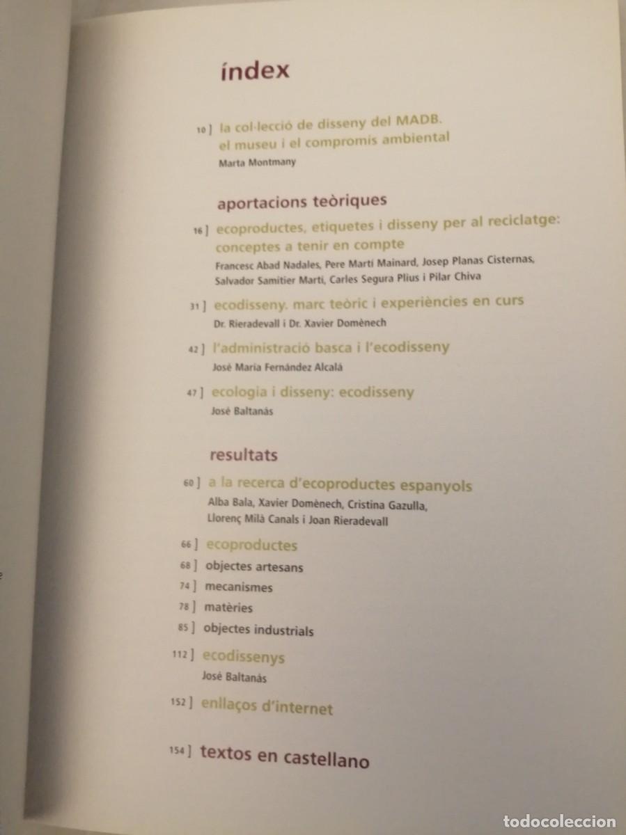Libros de segunda mano: Ecoproducte. Ecodisseny - Foto 7