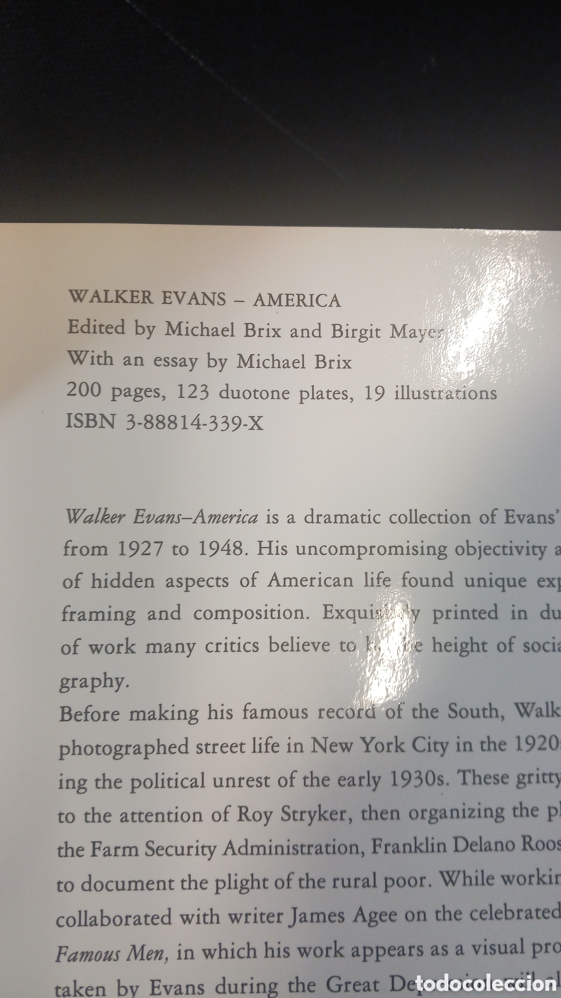 Libros de segunda mano: Walker Evans America - Foto 2