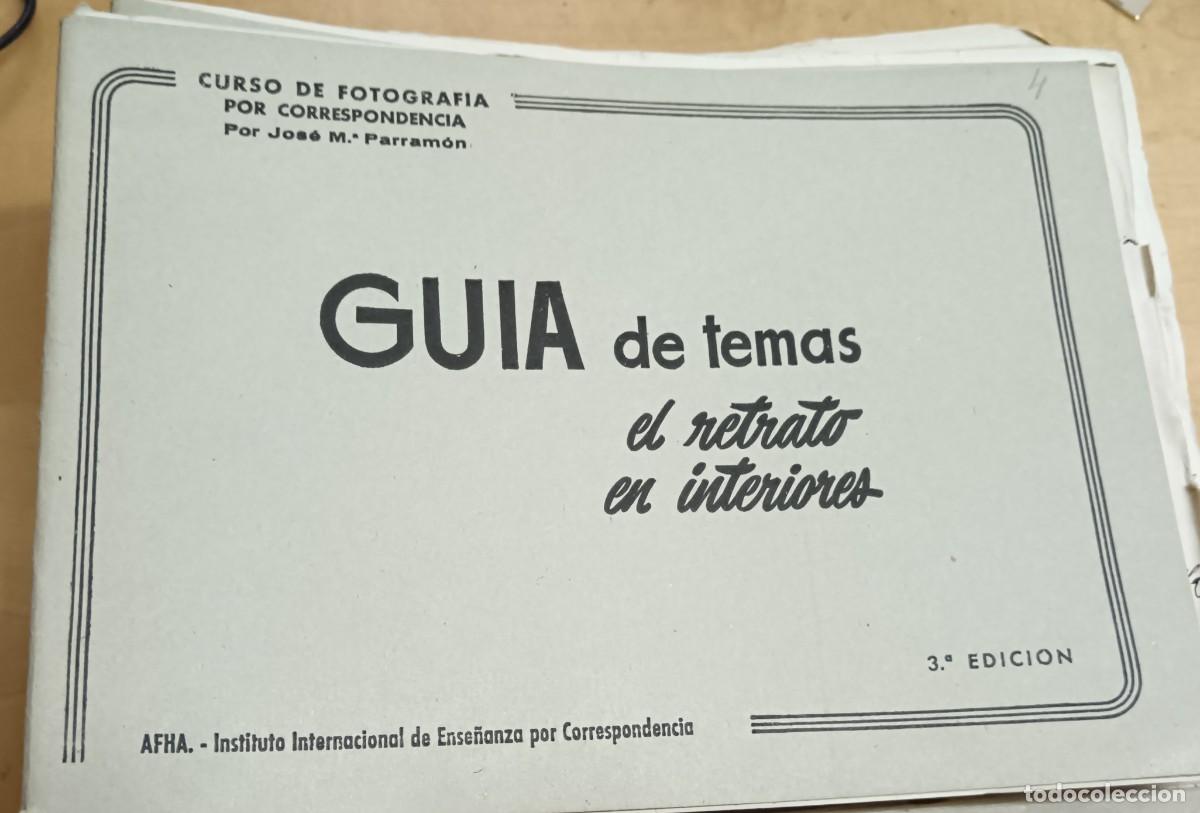 Gebrauchte B&uuml;cher: GU&Iacute;A DE TEMAS EL RETRATO EN INTERIORES CURSO DE FOTOGRAF&Iacute;A POR CORRESPONDENCIA AFHA A&Ntilde;OS 50