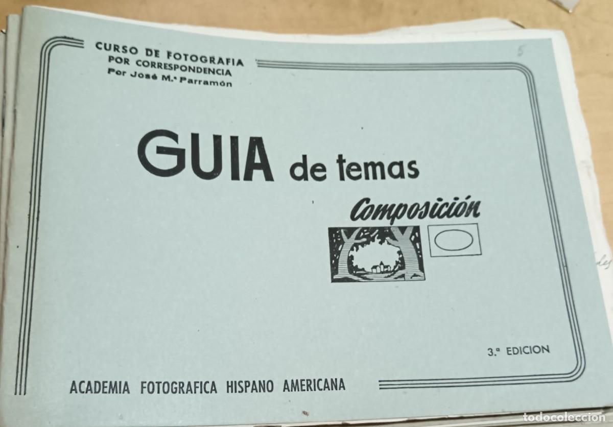 Second hand books: GU&Iacute;A DE TEMAS COMPOSICI&Oacute;N CURSO DE FOTOGRAF&Iacute;A POR CORRESPONDENCIA AFHA A&Ntilde;OS 50