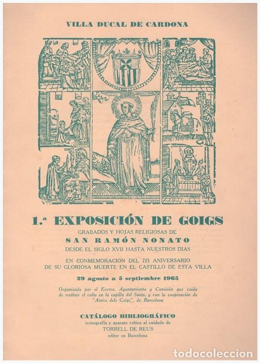 Libri di seconda mano: 1&ordf; EXPOSICI&Oacute;N de GOIGS - 1965