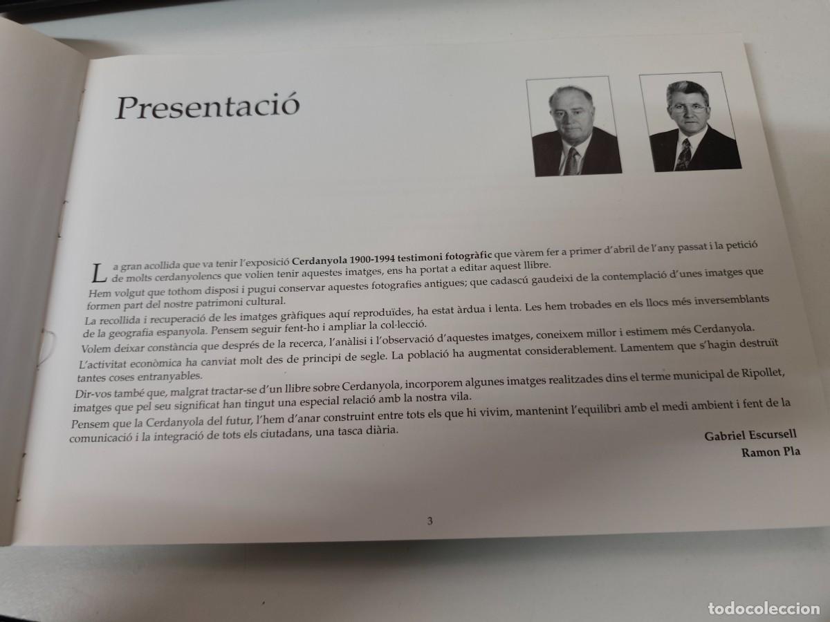 Libros de segunda mano: RECORDANT CERDANYOLA - Foto 5