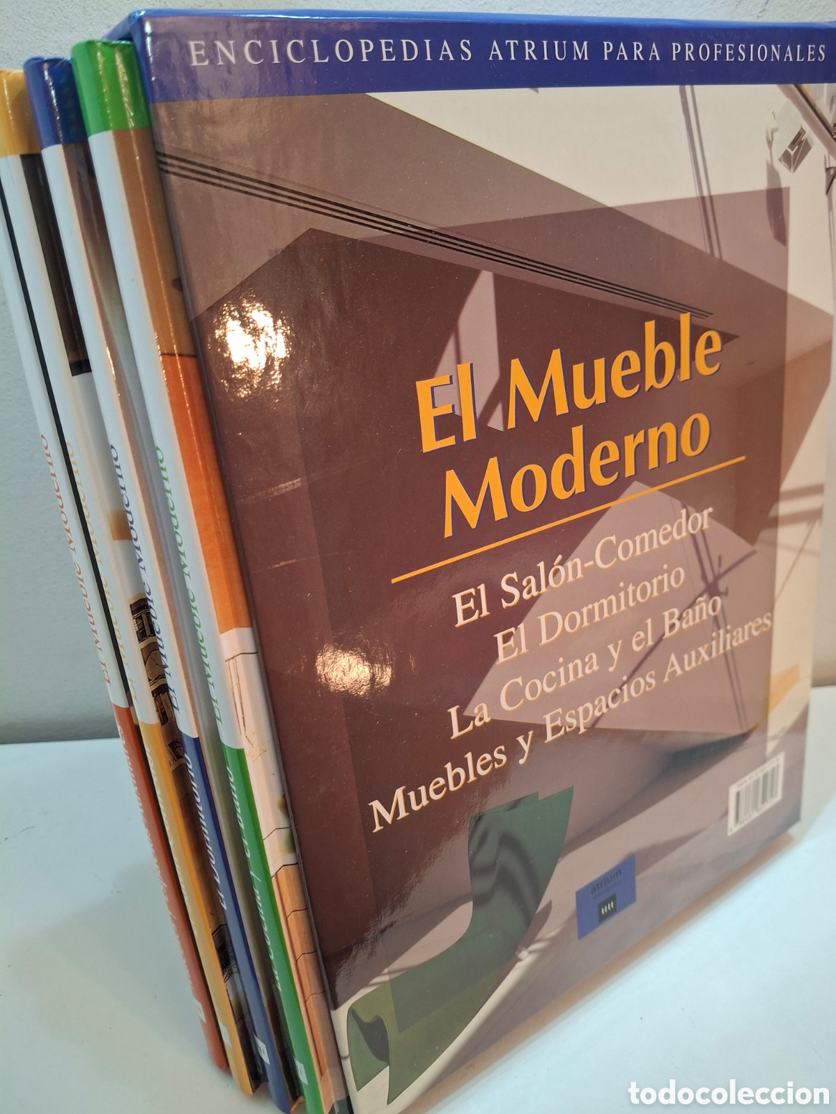 Libri di seconda mano: EL MUEBLE MODERNO, CUATRO VOLUMENES, ENCICLOPEDIAS ATRIUM PARA PROFESIONALES, ATRIUM, 1999