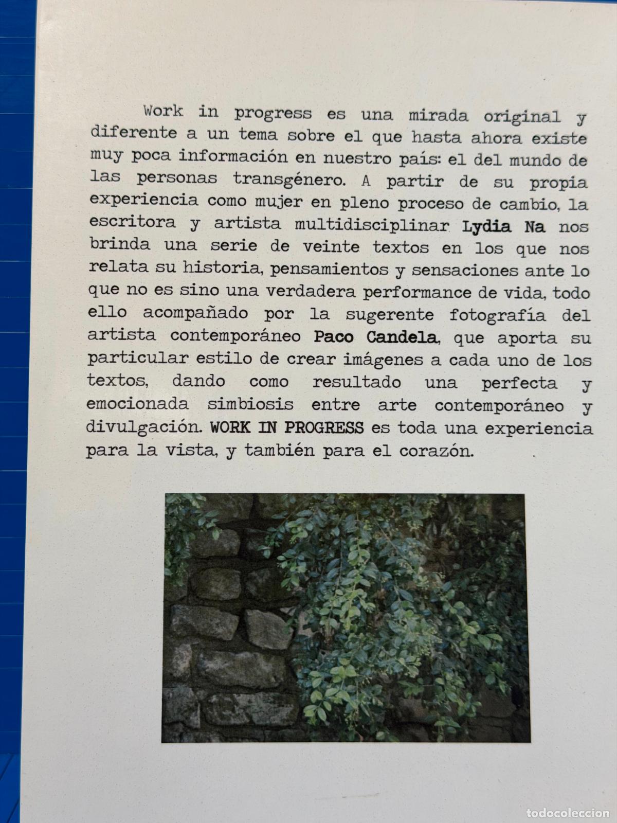 Libros de segunda mano: WORK IN PROGRESS &ndash; PACO CANDELA - Foto 2