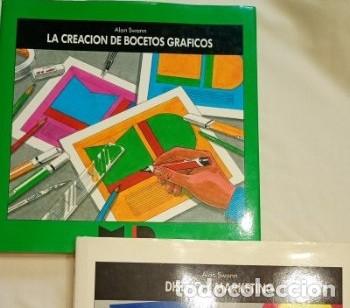 Libros de segunda mano: 2 libros de Dise&ntilde;o, Alan Swann: Creaci&oacute;n de bocetos gr&aacute;ficos, y Dise&ntilde;o y Marketing. Ed. Gustavo Gili