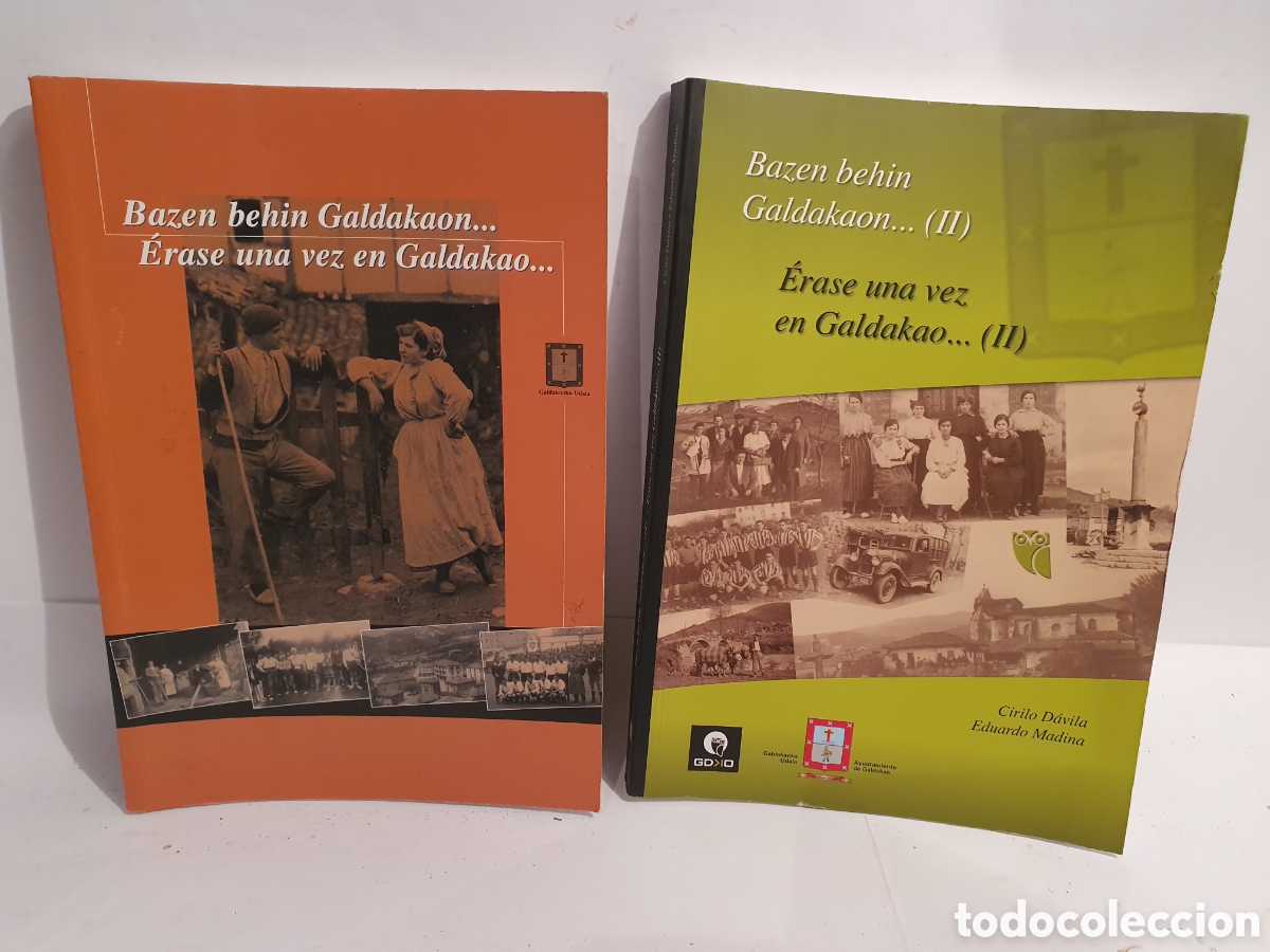Libros de segunda mano: ERASE UNA VEZ GALDAKANO I Y II. CIRILO DAVILA. EDUARDO MADINA. 2 TOMOS A&Ntilde;OS 90.