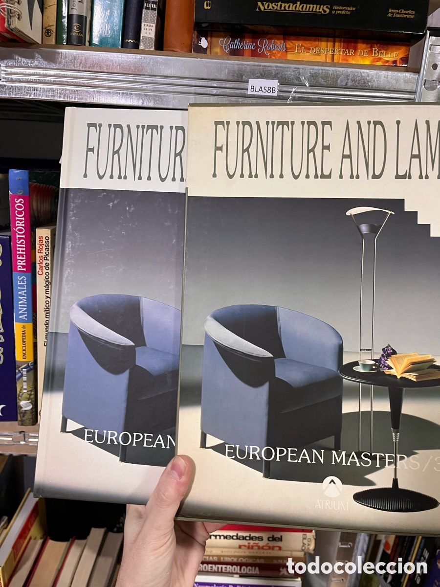 Libros de segunda mano: Blas8B furniture and Lamps - european DESIGN - dise&ntilde;o de lamparas y muebles. En estuche