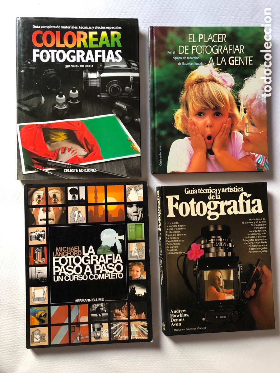 Libros de segunda mano: 4 libros de T&Eacute;CNICA FOTOGR&Aacute;FICA