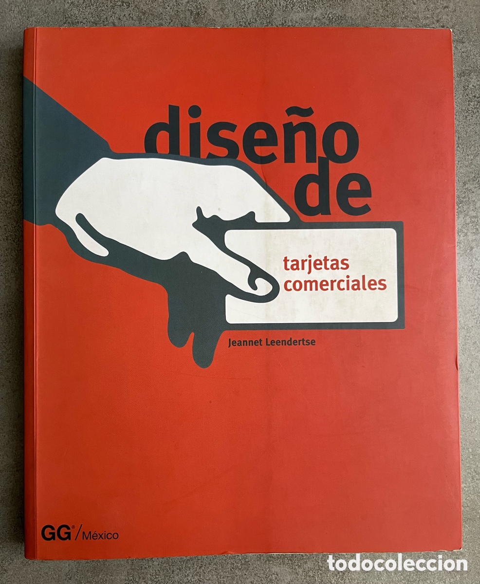 Libros de segunda mano: Libro Dise&ntilde;o de Tarjetas comerciales - Jeannet Leendertse - Gustavo Gili