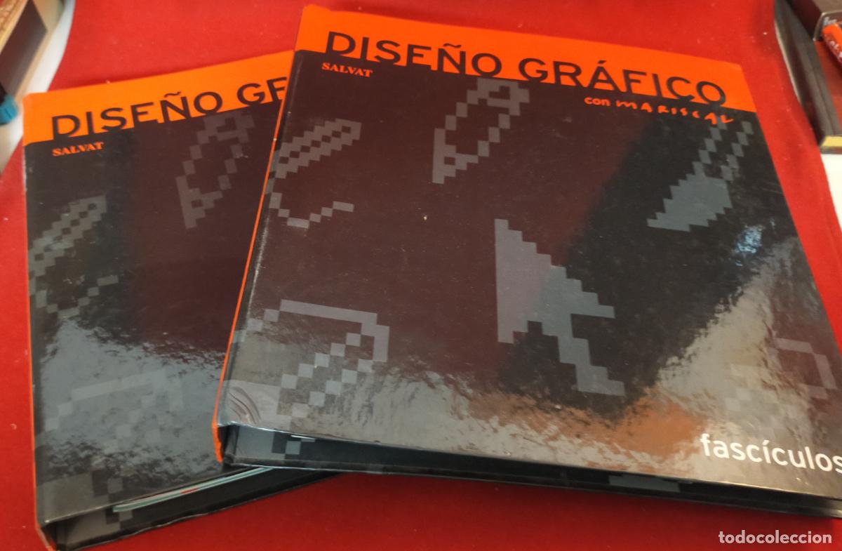Libros de segunda mano: 2 TOMOS - DISE&Ntilde;O GRAFICO CON MARISCAL LOS 45 NUMEROSS COMPLETO ( SIN LOS CDS )