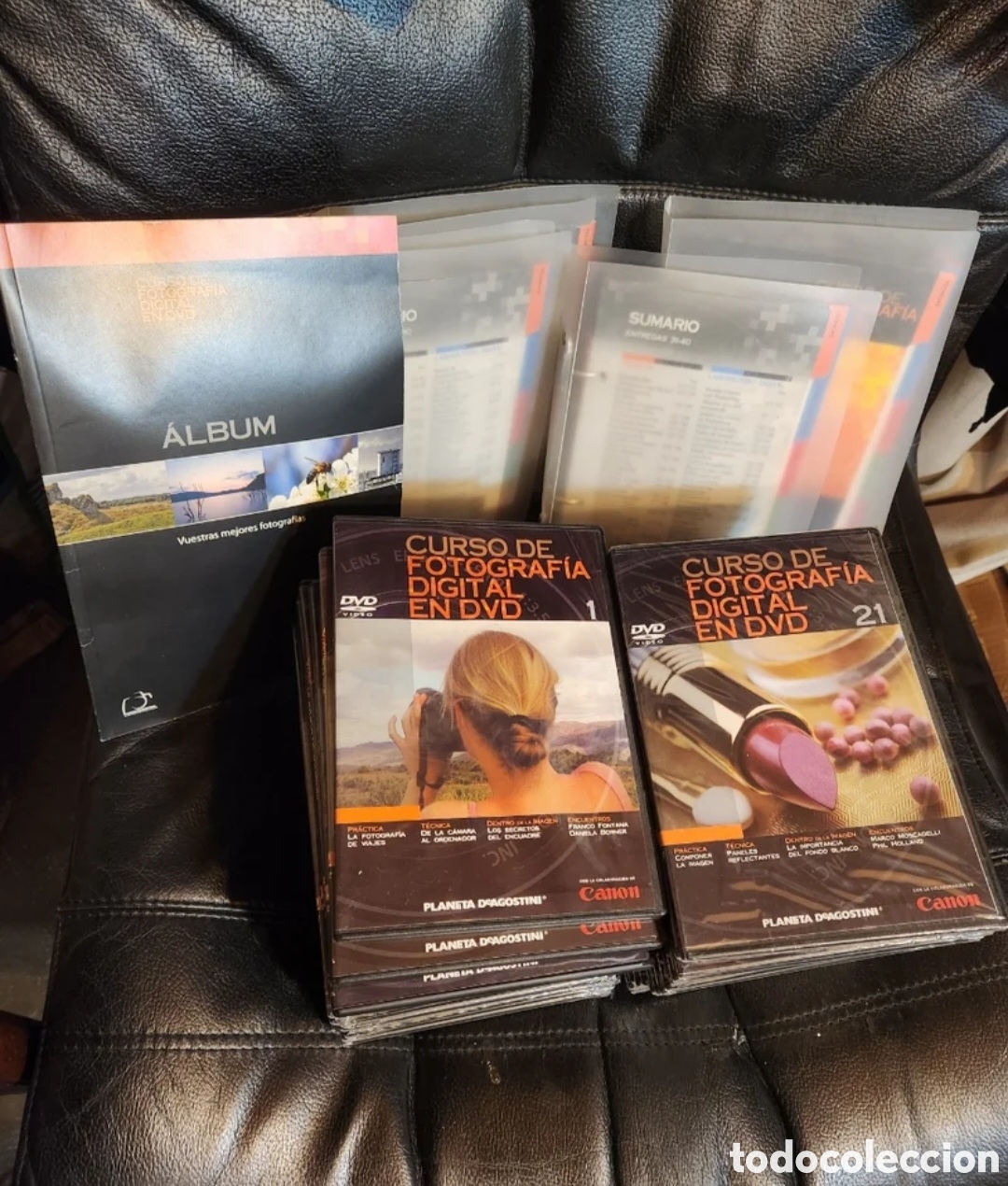 Libros de segunda mano: CURSO FOTOGRAF&Iacute;A DIGITAL COMPLETO. 40dvd