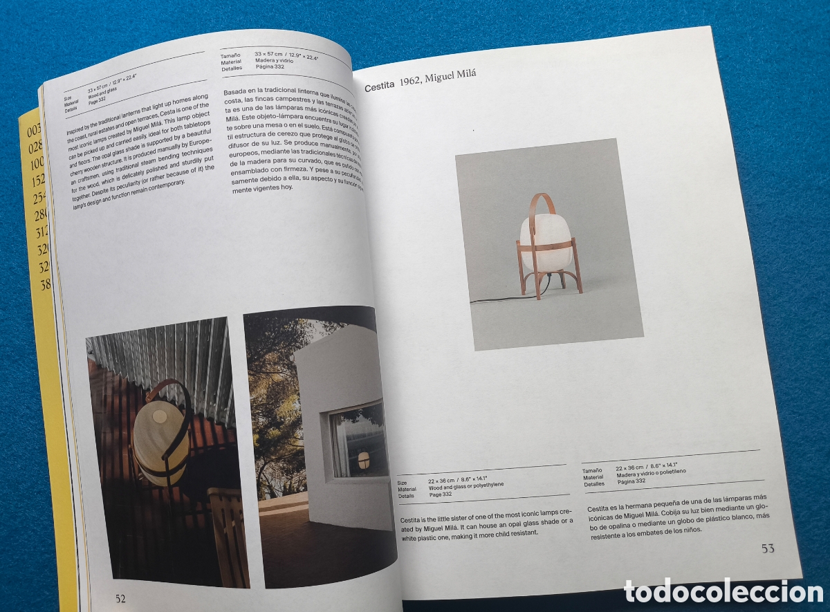 Libros de segunda mano: MIGUEL MIL&Aacute; L&Aacute;MPARA DISE&Ntilde;O CAT&Aacute;LOGO LAMP DESIGN FORNITURE CATALOGUE SANTA & COLE