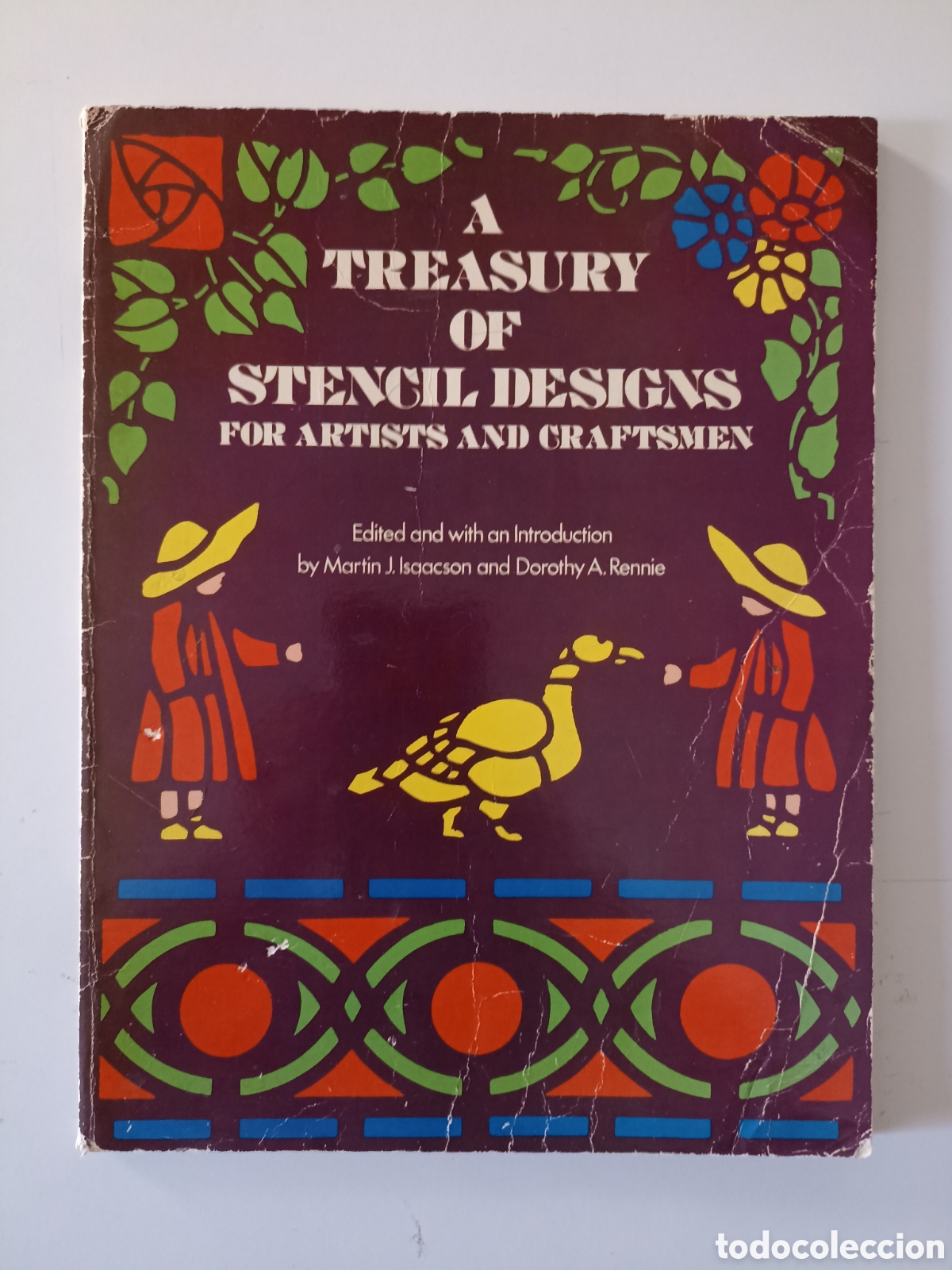 Libros de segunda mano: A Treasury of Stencil Designs for Artists and Craftsmen (Dover, New York, 1976) Dise&ntilde;o