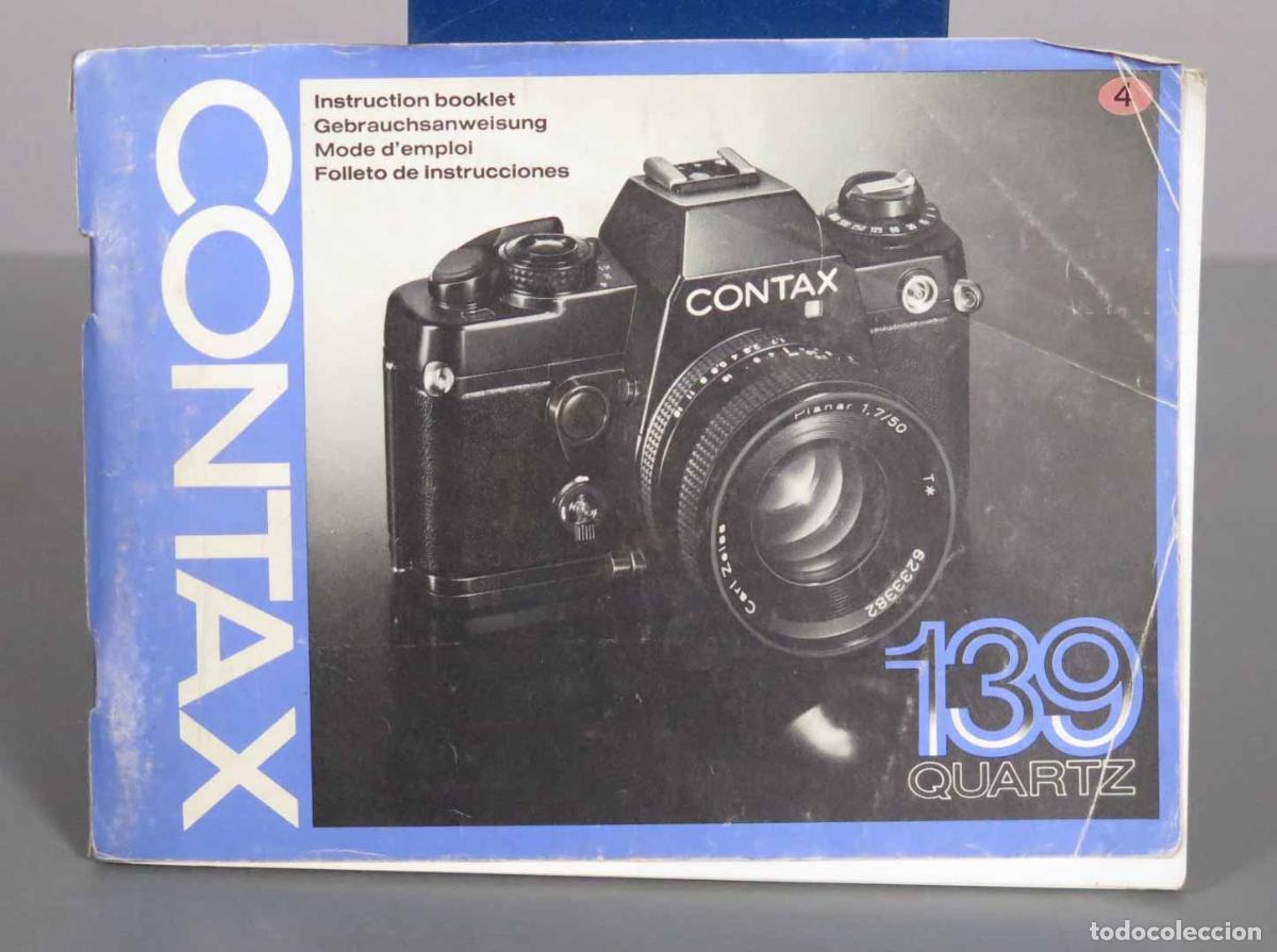 Libros de segunda mano: Contax 139 Quartz - Instruction booklet