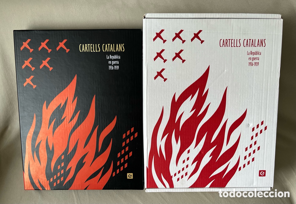 Libros de segunda mano: Llibre Cartells catalans - La Rep&uacute;blica en guerra - Enciclop&egrave;dia Catalana