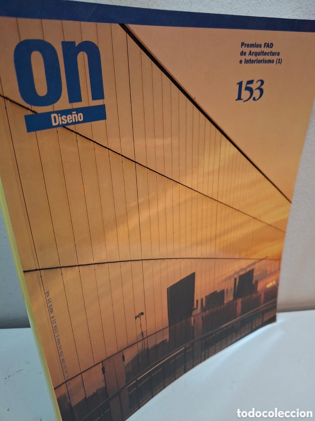 Libros de segunda mano: REVISTA ON DISE&Ntilde;O N&ordm; 153, PREMIOS FAD DE ARQUITECTURA E INTERIORISMO (1), 1994